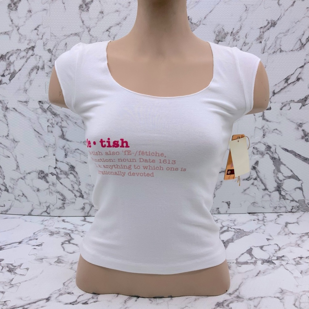 Women's Fetish White Tee Shirt